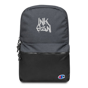 INK SZN Modern Drip Logo Embroidered Champion Backpack