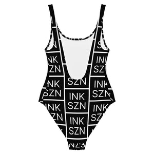 INK SZN Classic Patch Logo One-Piece Swimsuit