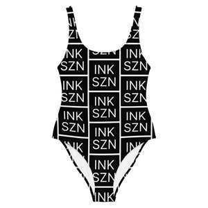 INK SZN Classic Patch Logo One-Piece Swimsuit