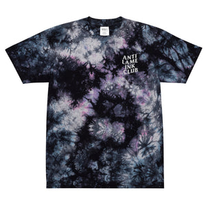 Anti-Lame Ink Club Oversized Tie-Dye T-Shirt (Embroidered Logo)