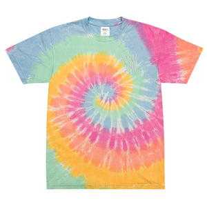 Anti-Lame Ink Club Oversized Tie-Dye T-Shirt (Embroidered Logo)