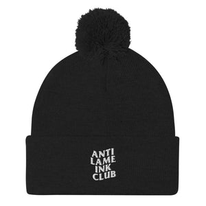 Anti-Lame Ink Club Pom-Pom Beanie