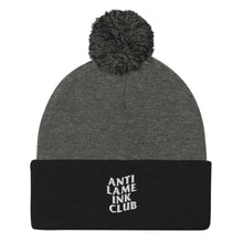 Load image into Gallery viewer, Anti-Lame Ink Club Pom-Pom Beanie
