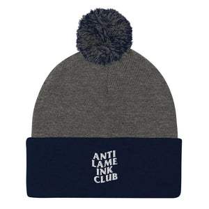 Anti-Lame Ink Club Pom-Pom Beanie