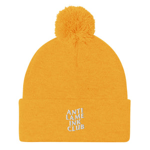 Anti-Lame Ink Club Pom-Pom Beanie