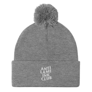 Anti-Lame Ink Club Pom-Pom Beanie