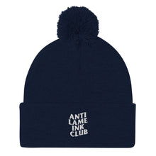 Load image into Gallery viewer, Anti-Lame Ink Club Pom-Pom Beanie
