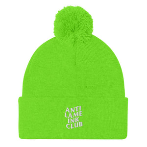 Anti-Lame Ink Club Pom-Pom Beanie