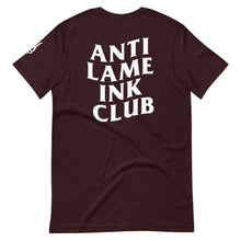 Load image into Gallery viewer, Anti-Lame Ink Club Short-Sleeve Unisex T-Shirt
